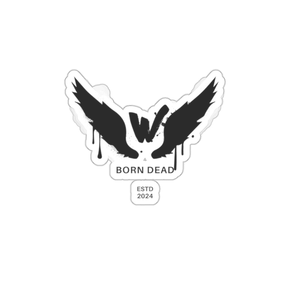 Born Dead Kiss-Cut Stickers